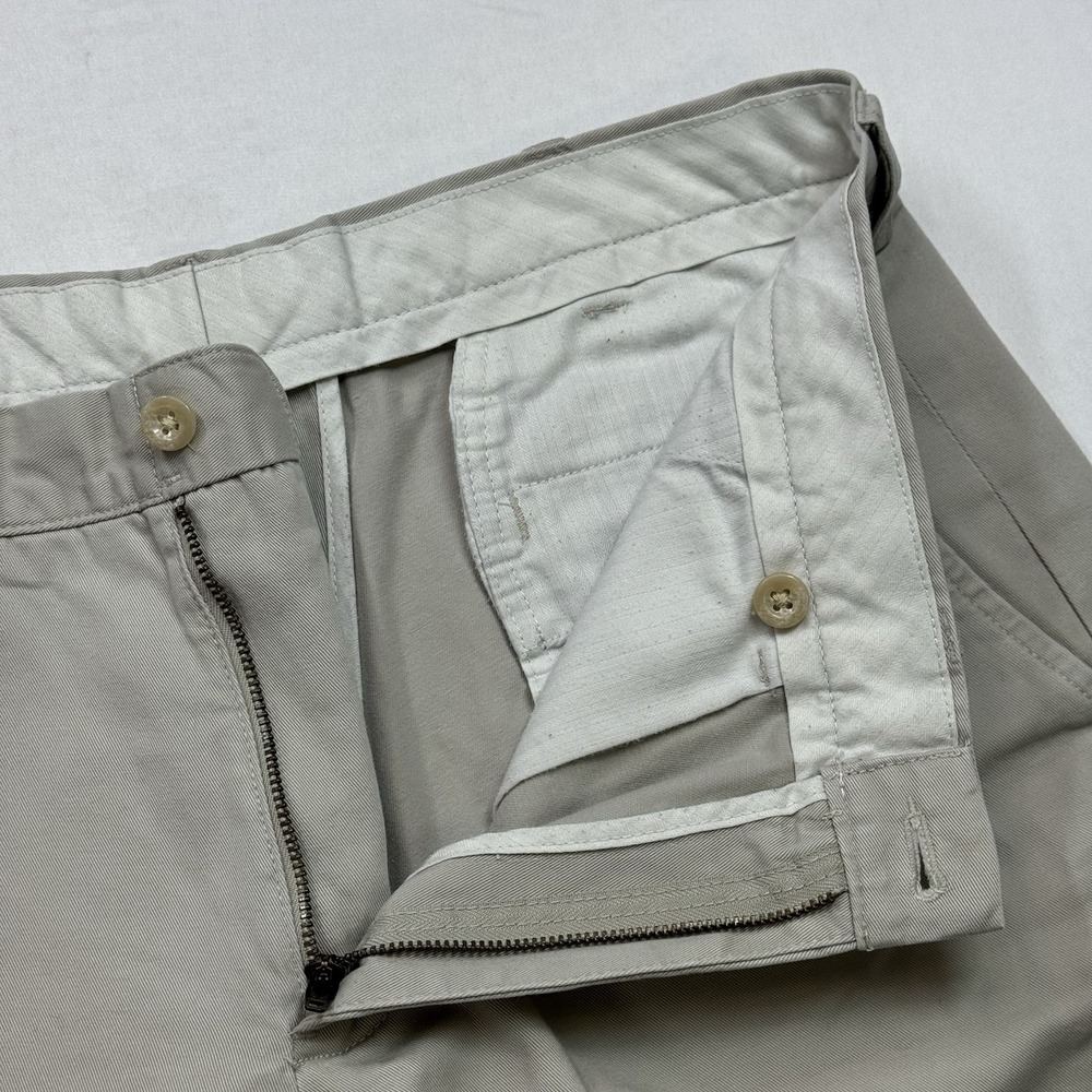 Polo by Ralph Lauren Preston Pants Khaki Chino Men's Sz 34x32 But Fits 34x31 in - Picture 8 of 16